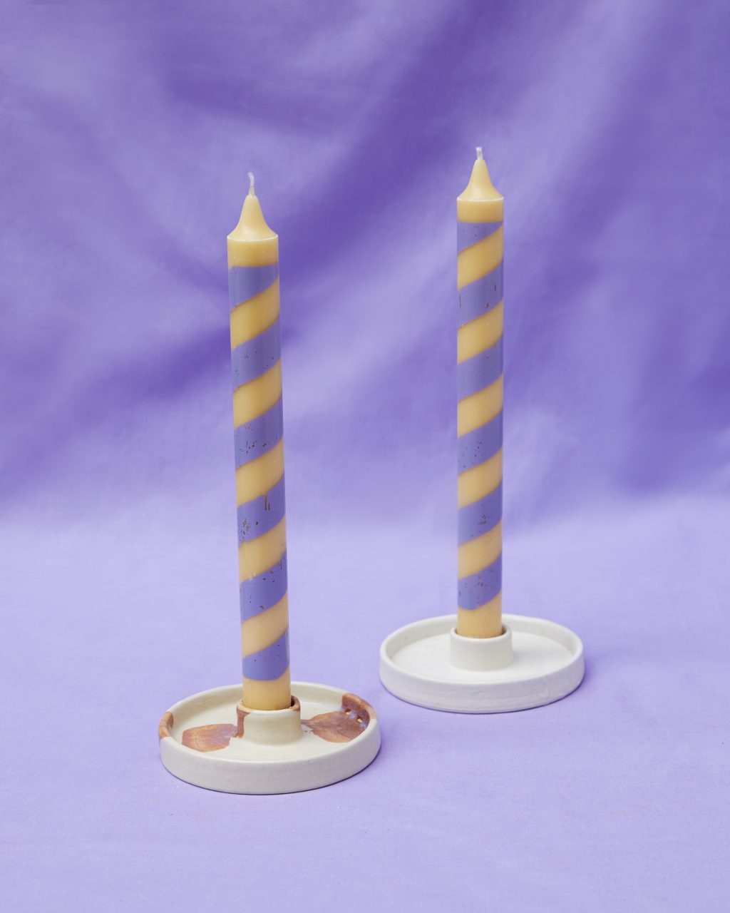 set candelabros gres