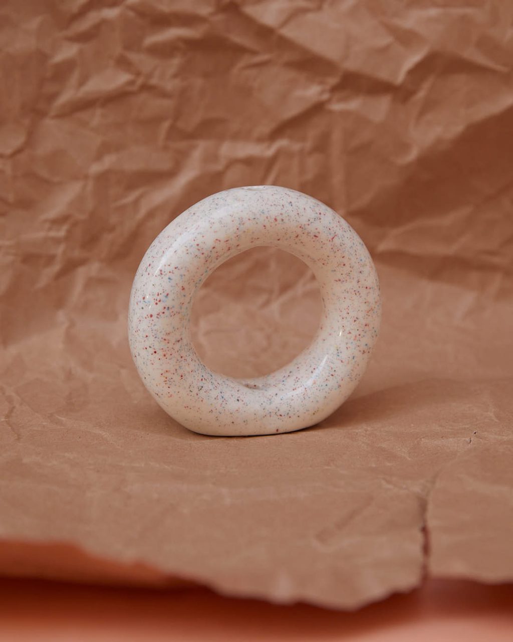 Jarrón donuts porcelana