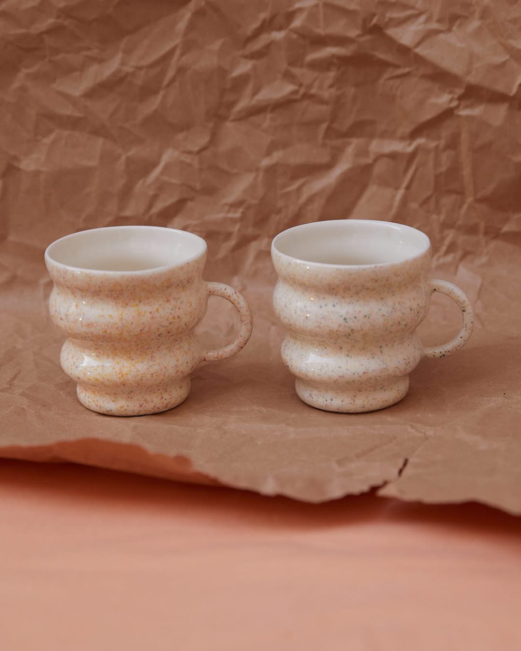 Taza ondas porcelana